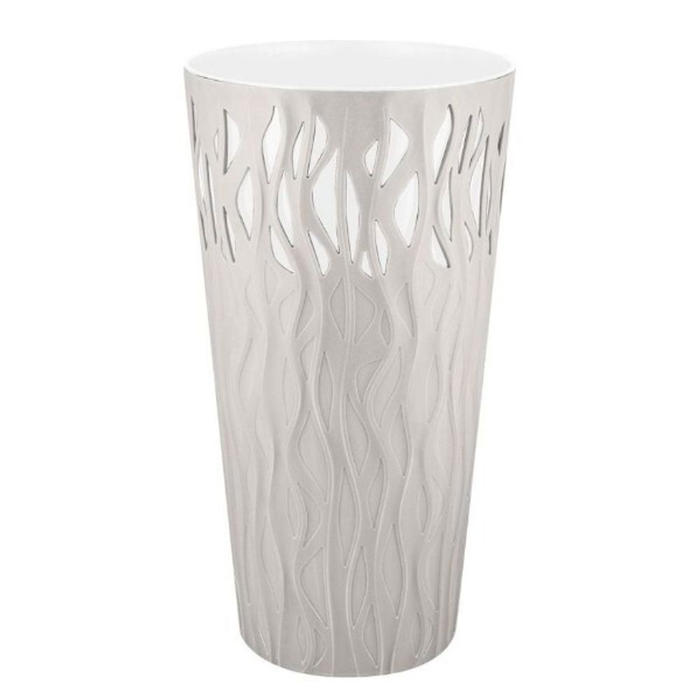 Горшок для цветов InGreen Winds D 340мм/40 л с дренажной вставкой 18,7л белоснежный жасмин