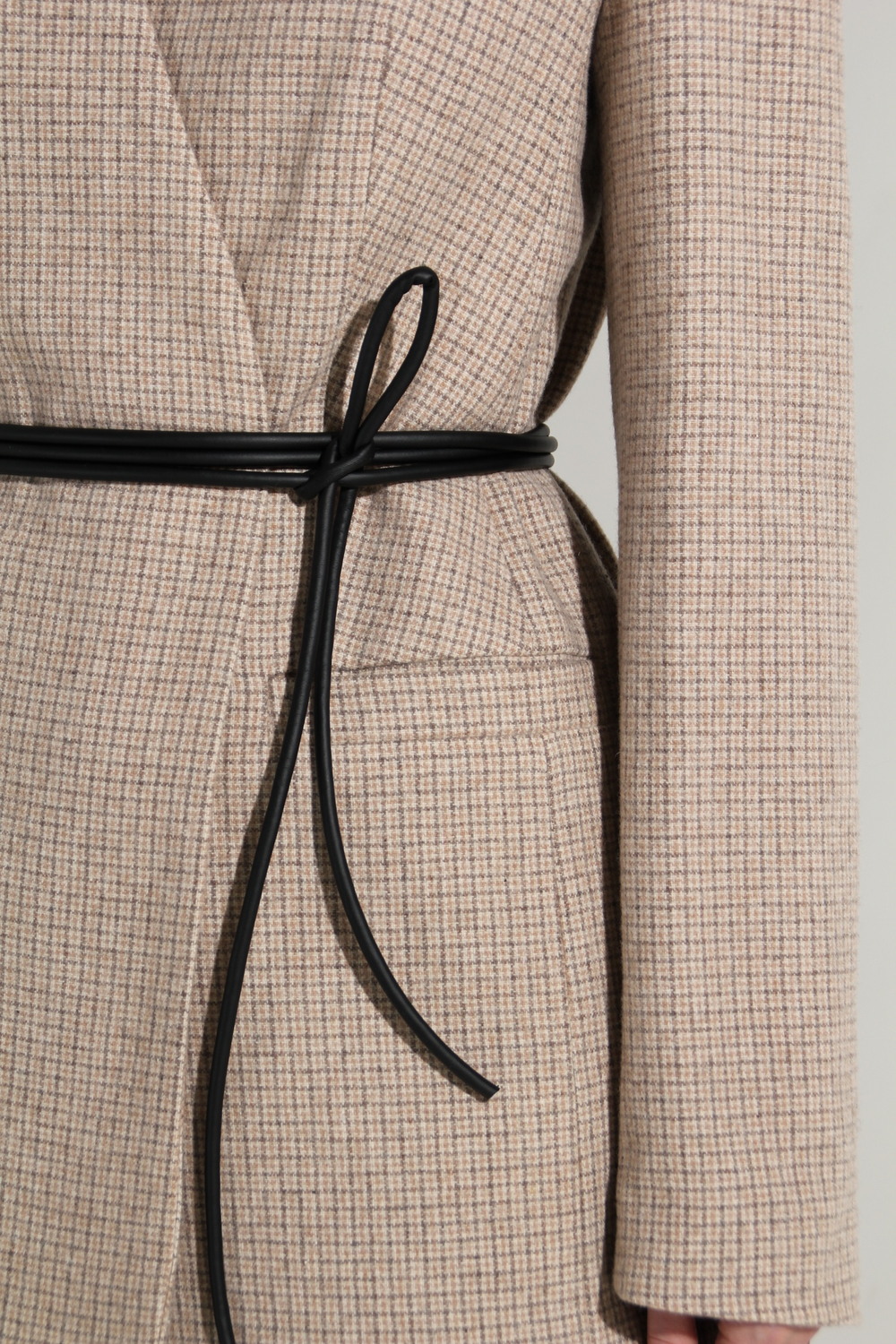 Жакет с поясом