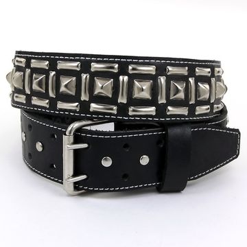 Ремень Квадрат скоба+пирамида 4,5см (057)