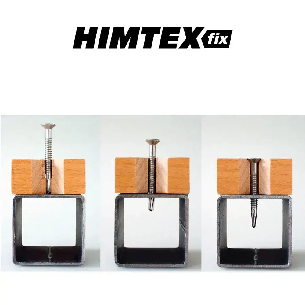 Саморез Флюгель дерево-металл 4,8*60 HIMTEX 200 шт