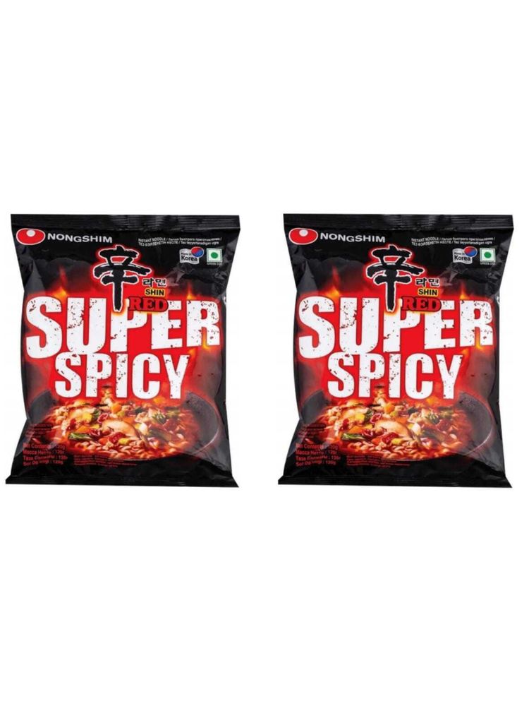 Лапша острая Nongshim Shin Ramyun Super Spicy 120 г 2 шт