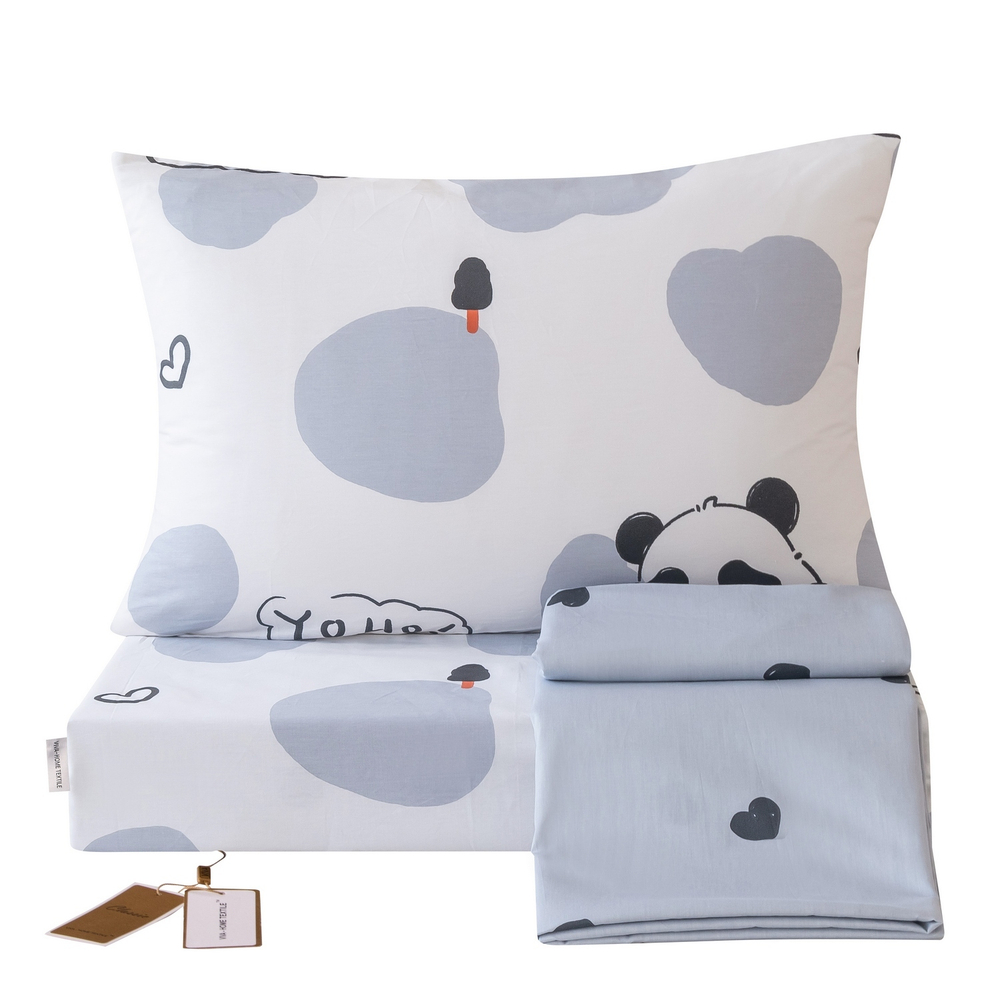 Комплект постельного белья на резинке Сатин Люкс KIDS 100% хлопок CDKR061