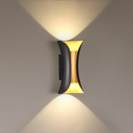 3886/6BG HIGHTECH ODL20 387 черн/золот/металл Настен.светильник LED 4000K 120° 6W 220V IP54 KRISTA