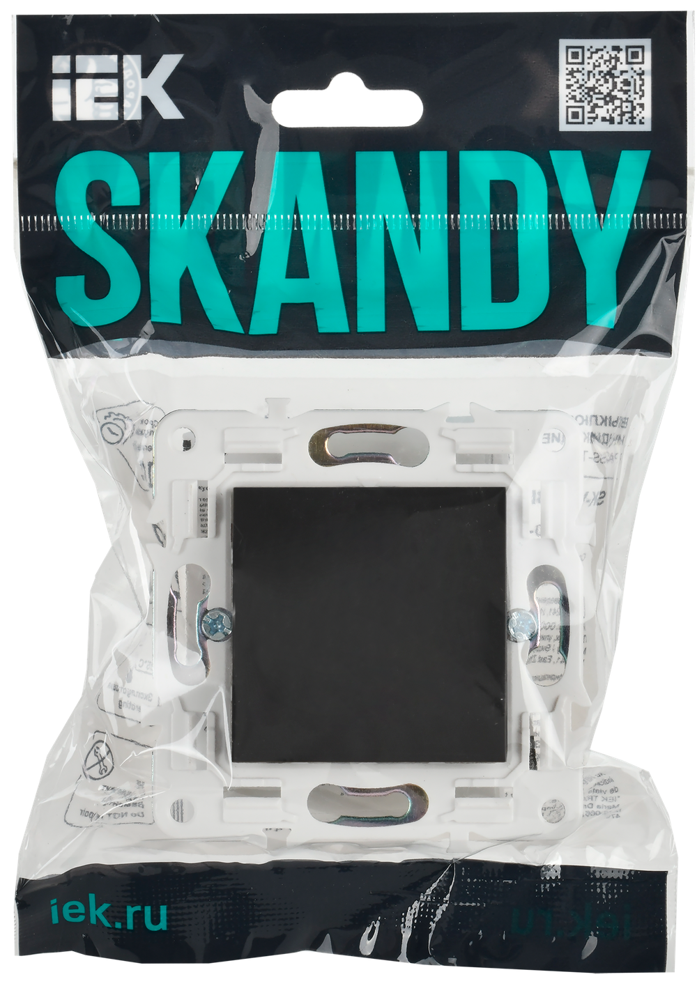 SKANDY Заглушка с суппортом SK-C01G графит IEK