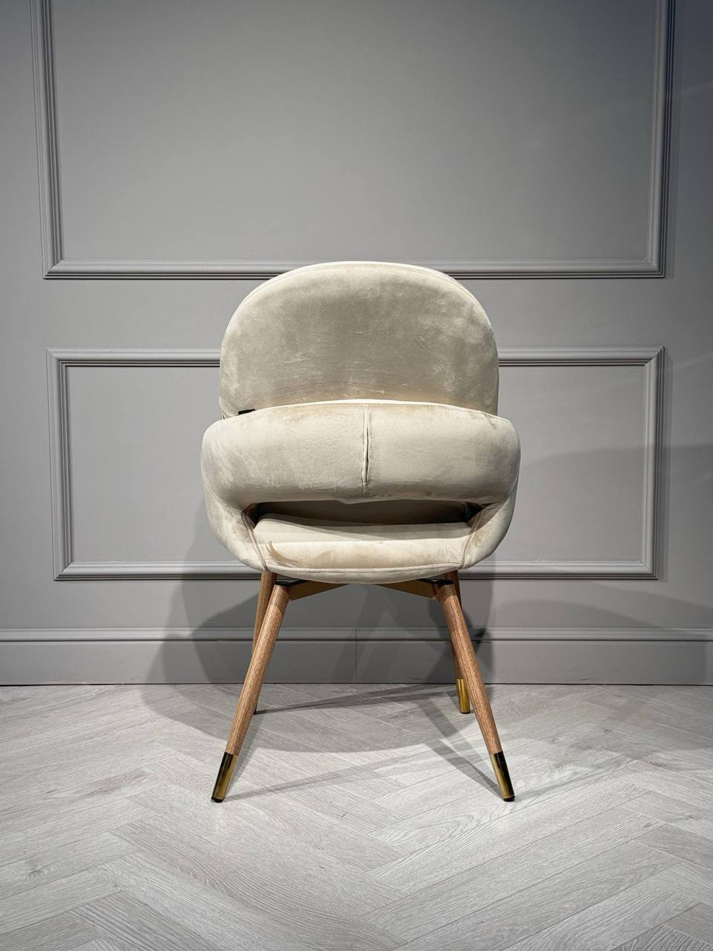 Стул обеденный Ist Casa Виола, бежевый, орех