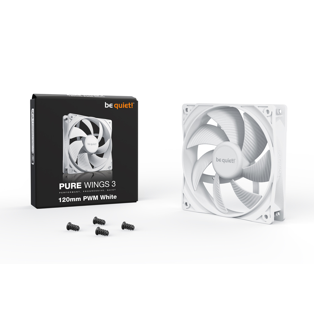 Вентилятор для компьютерного корпуса Bequiet! Pure Wings 3 120mm PWM White