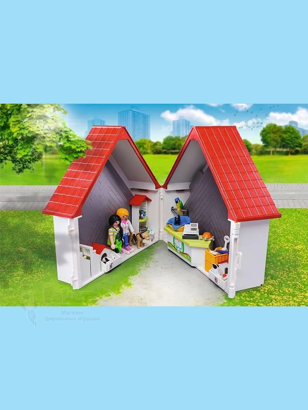 Набор City Life Переносной зоомагазин Playmobil 71396