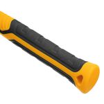 Киянка резиновая, 225 г, черно-белая, фибергласовая рукоятка c TPR покрытием Denzel, 11101