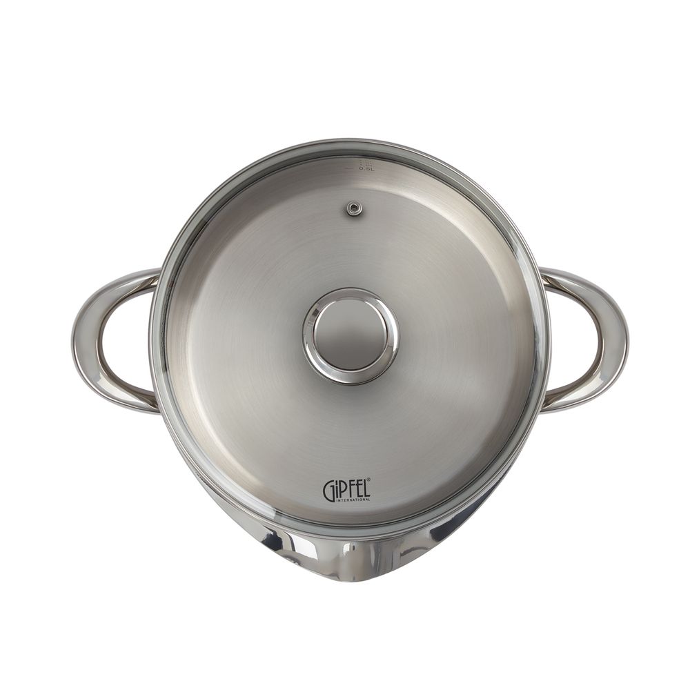 Кастрюля из нержавеющей стали Gipfel Cocktail 1249 24 см/4,5 л