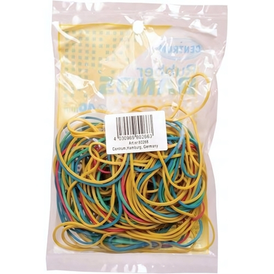 Резинка банковская 50г. 40мм, цвет ассорти (Центрум)