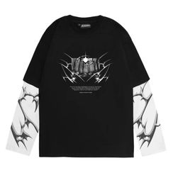 Лонгслив ATF Dark Wood двойной рукав, черный