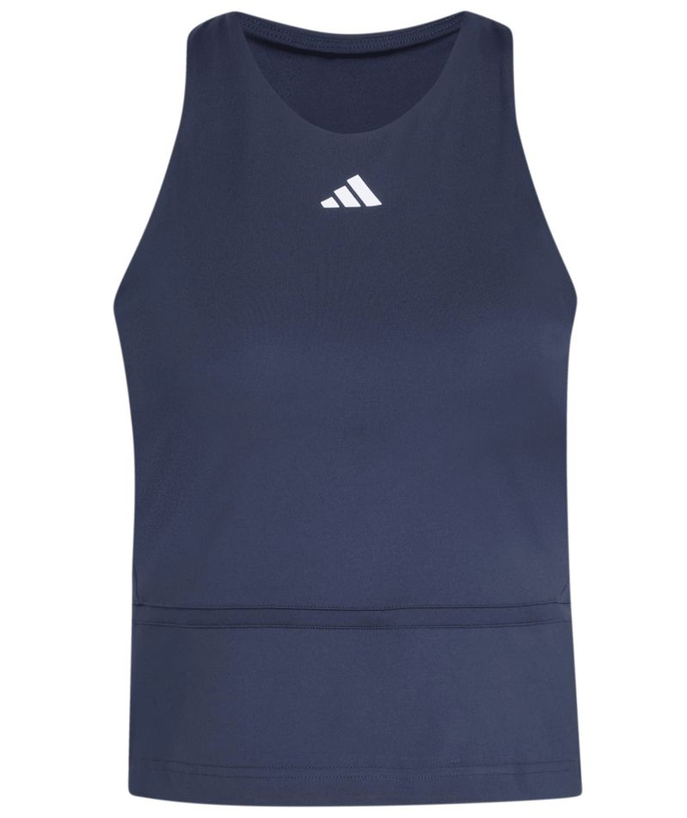 Женский топ теннисный Adidas Midi Y-Tank - legend ink