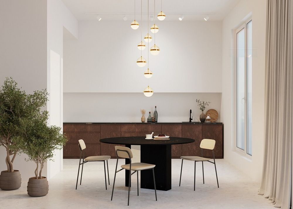 Подвесной светильник Maytoni Area MOD295PL-L120BBS3K