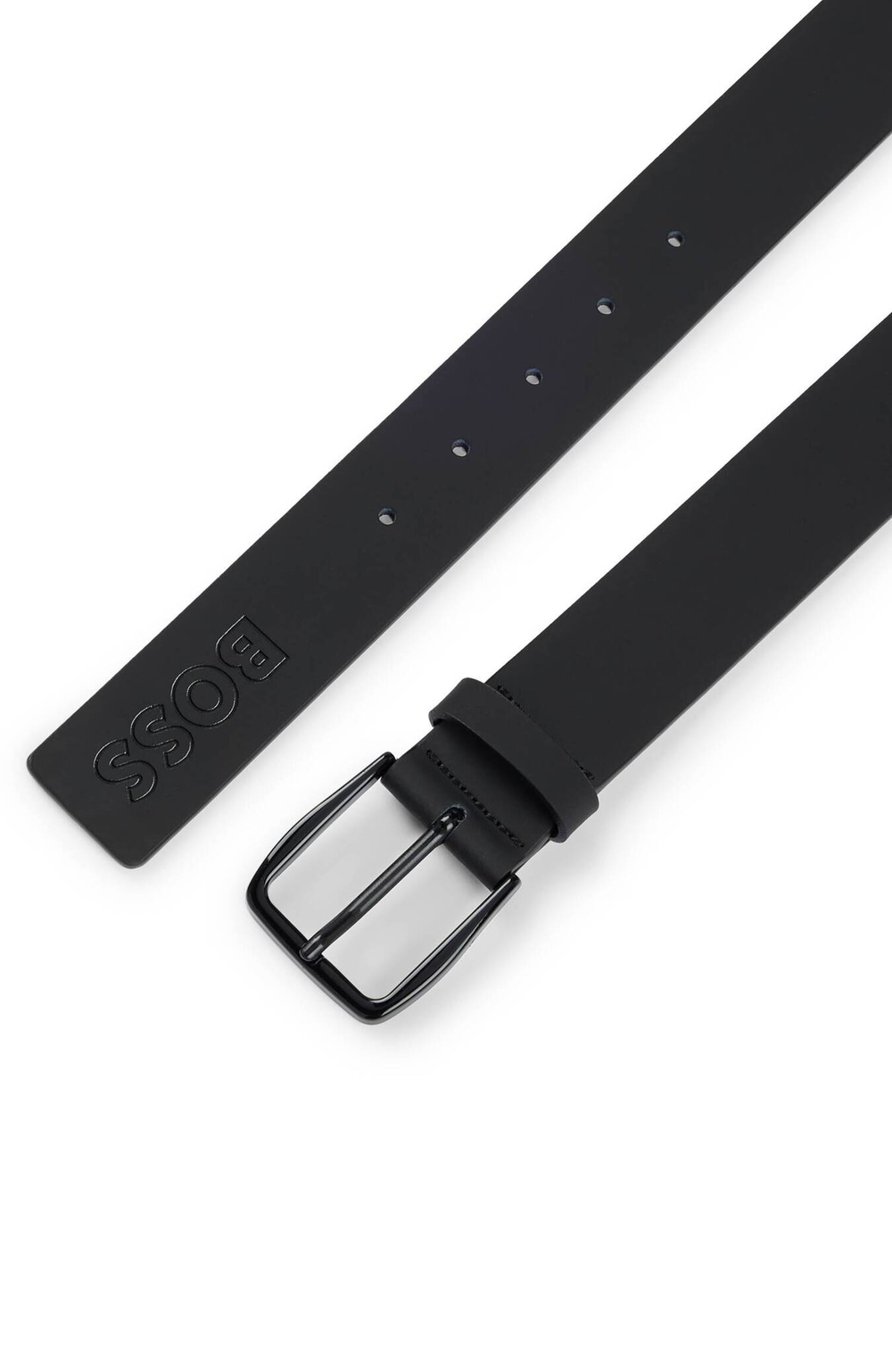 Кожаный ремень Tobi-LogTip_Sz BOSS BLACK - черный(50513086)