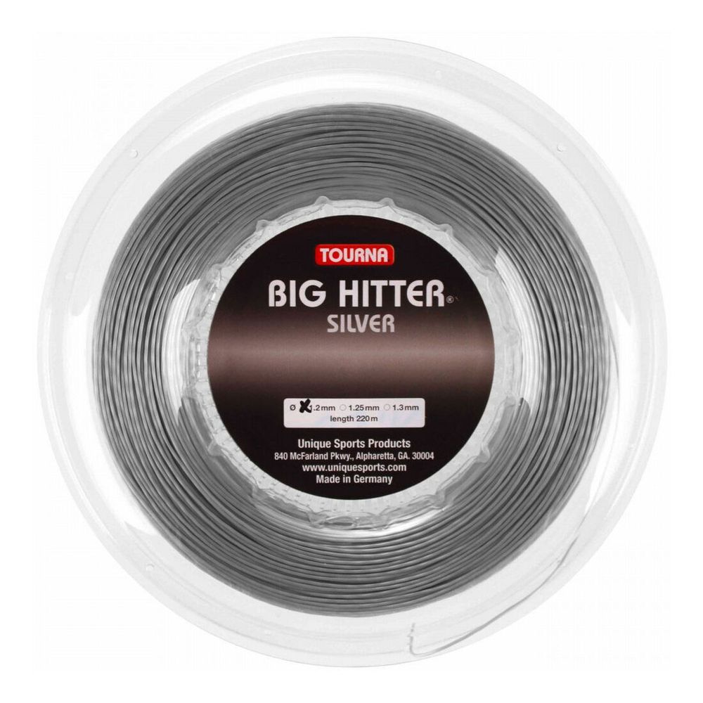 Струны теннисные Tourna Big Hitter String Reel 220m - Silver