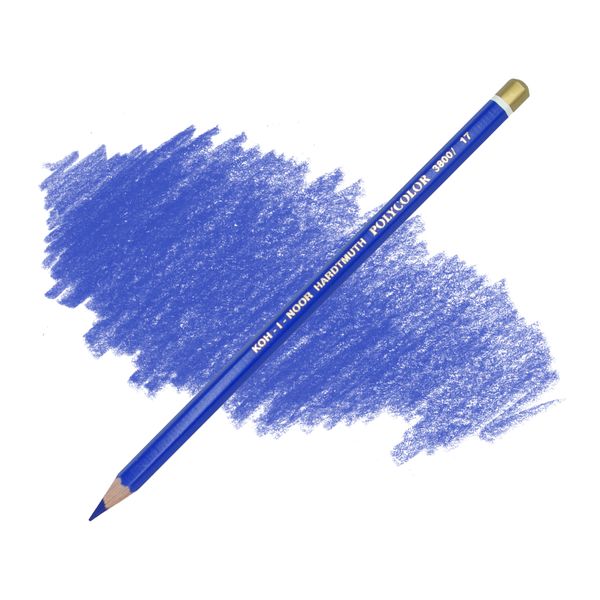 Карандаш художественный цветной POLYCOLOR, цвет 17 кобальт синий
