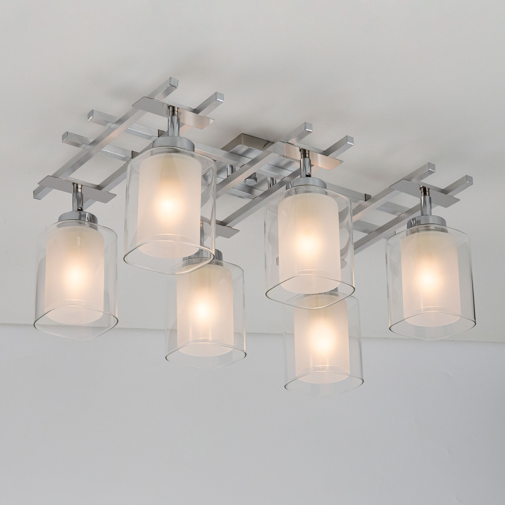 Citilux Риволи CL104160 Люстра с поворотными плафонами Алюминий