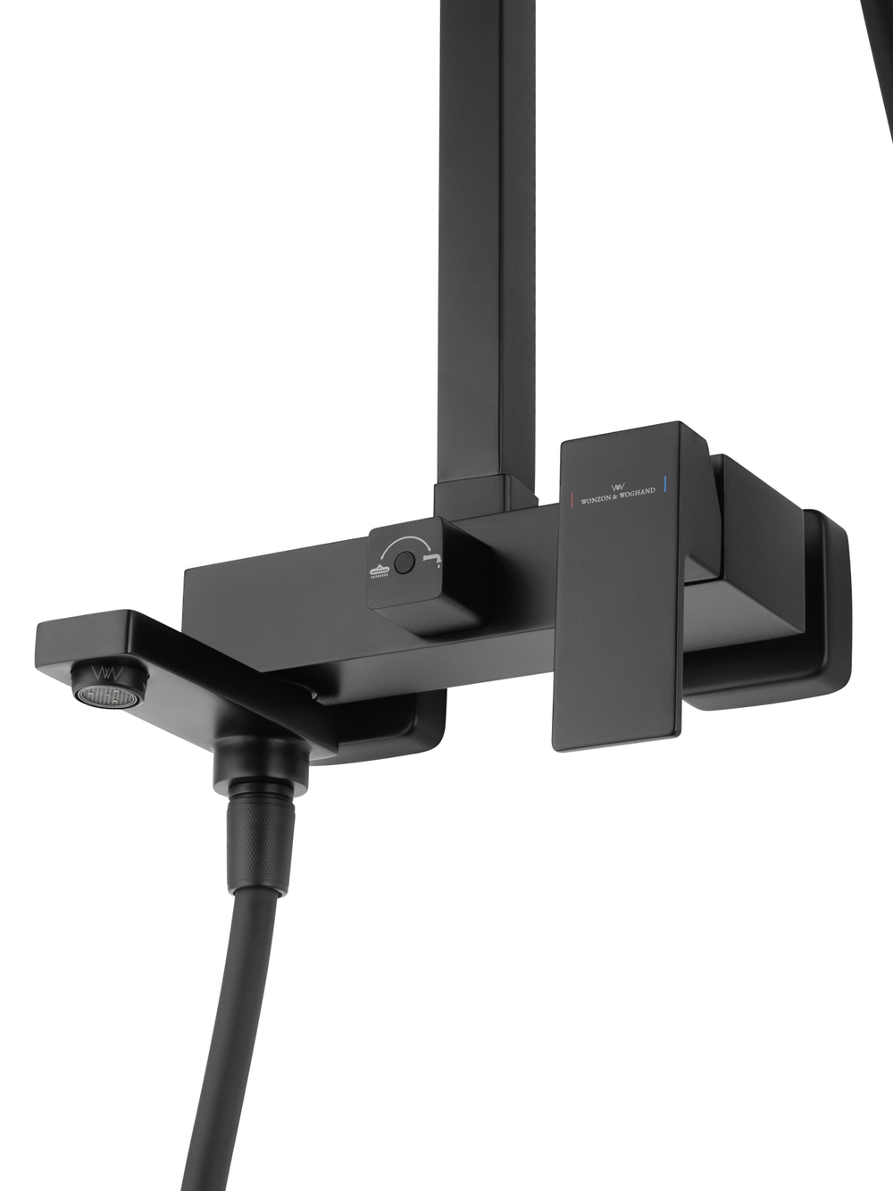 Душевая система WONZON & WOGHAND CUBE, Черный матовый (WW-88739016-MB)