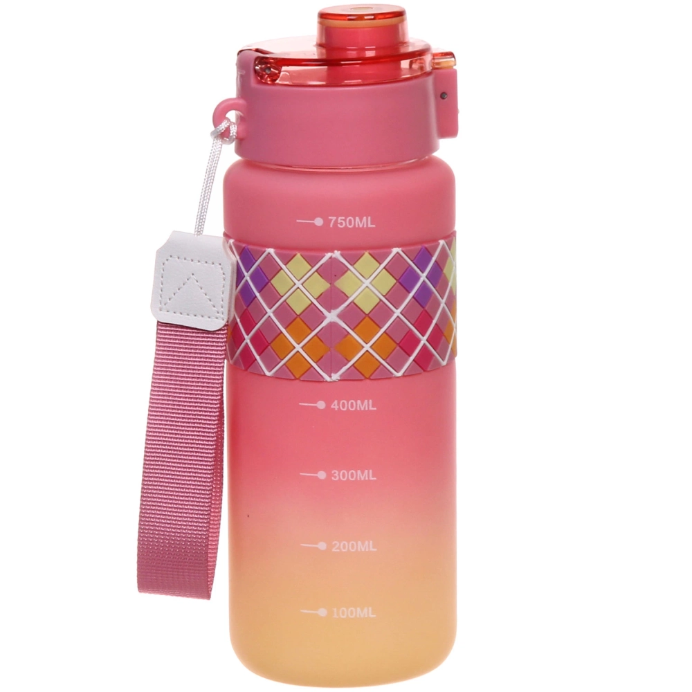 Бутылка питьевая пластиковая 750мл «Настроение», микс цветов