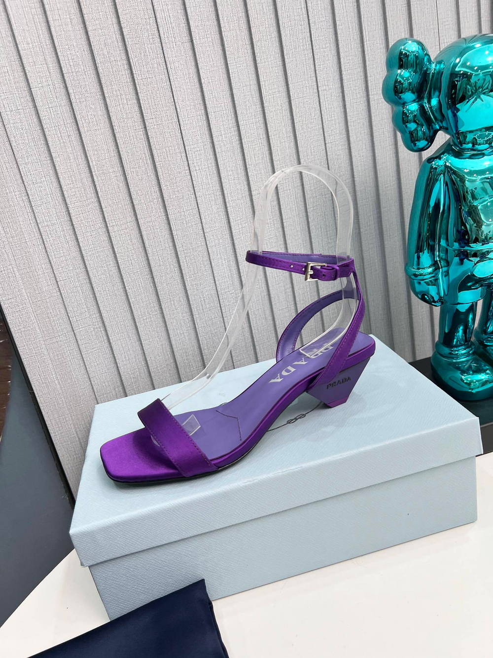 Prada Satin Sandals
