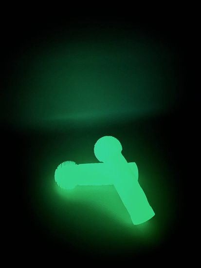 Резиновые ручки Maxi Glow (светящиеся) зеленый мармелад