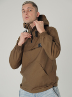 Анорак мужской без утеплителя Город Горький легкий темно горчичный