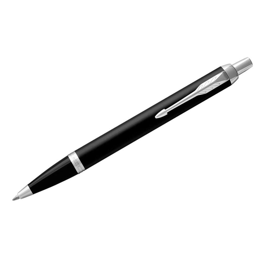 Ручка шариковая Parker IM Essential Muted Black CT синяя, 1.0мм, кнопка, подар.уп.