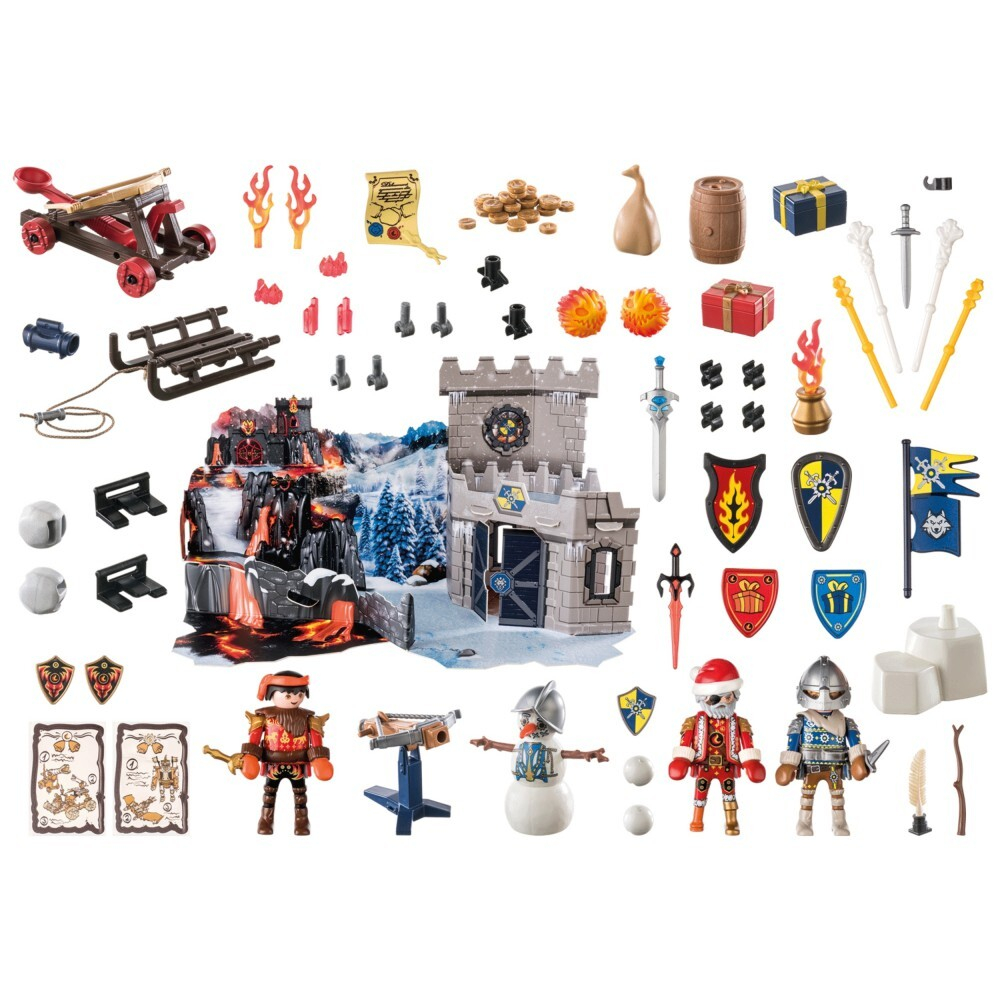Playmobil - Адвент-календарь 2023 Novelmore Snow Battle 71346 / артикул   71346  / GTIN 4008789713469