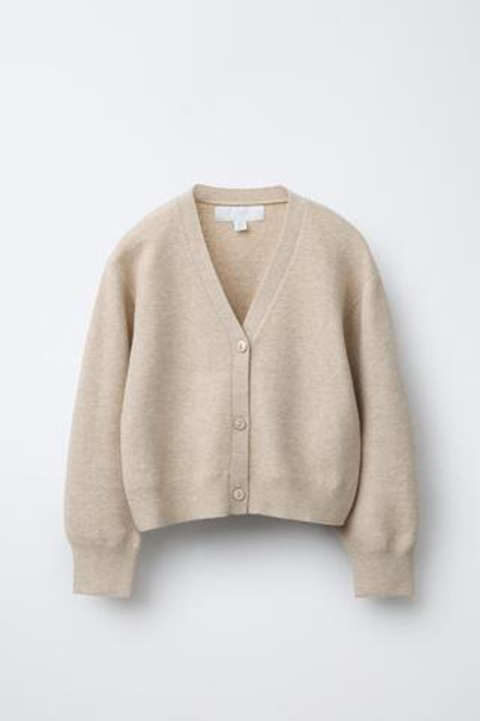 ZARA ВЯЗАНЫЙ КАРДИГАН, ПЕСОЧНЫЙ