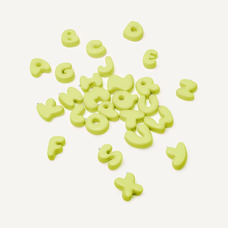 Брелок Твоя Сердечная Буква – Сине-зеленый