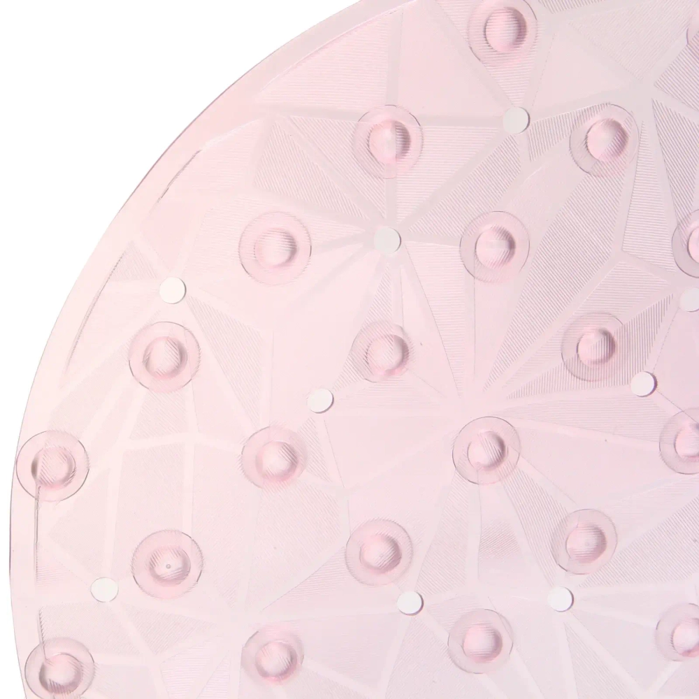 Коврик в ванну 68х38"Милана» розовый