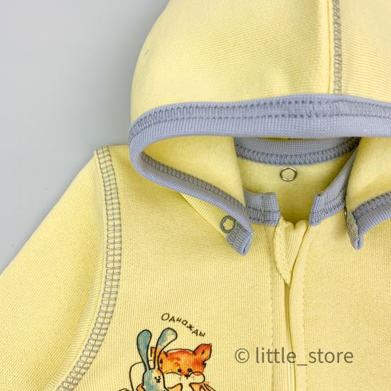 Комбинезон утепленный "Зайкины истории" желтый