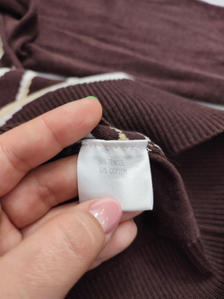 Джемпер с узором 48 размер