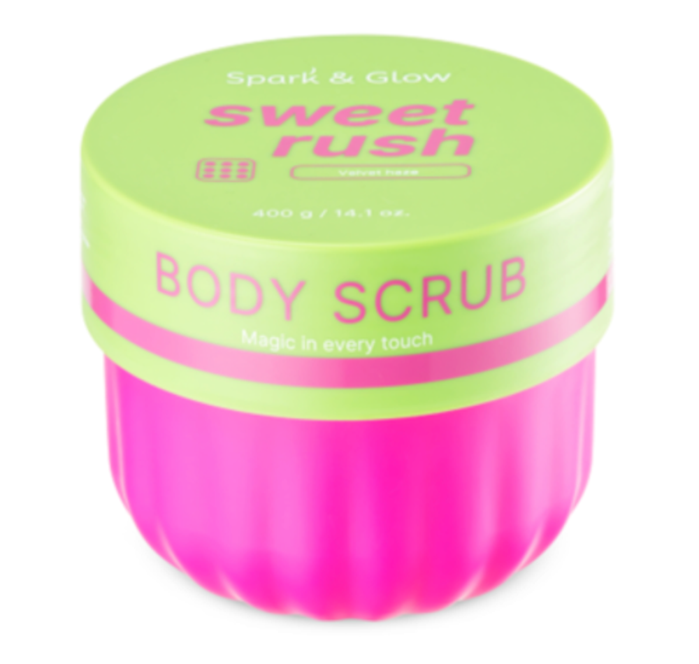 Скраб для тела с экзотическим ароматом SPARK&GLOW Body Scrub Velvet Haze Scent 400 мл