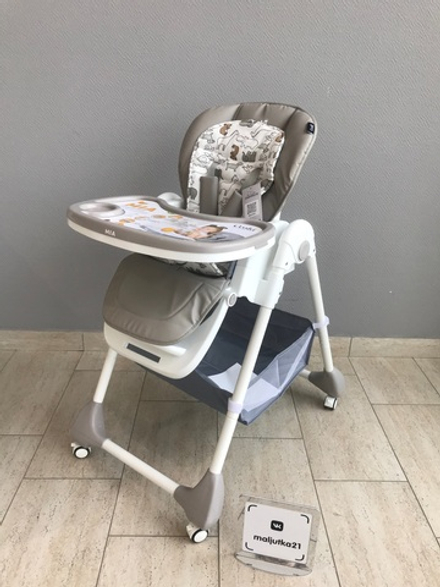 Стул детский для кормления COSTA Mia (БЕЖЕВЫЙ/Pink MI-02)