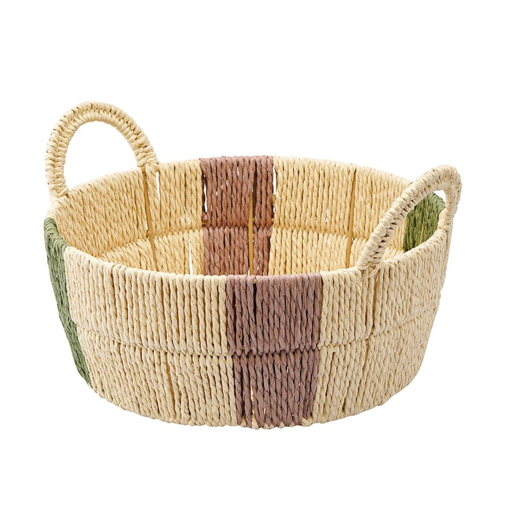 Корзина плетеная круглая Bodhran Nature из коллекции Ethnic, размер S