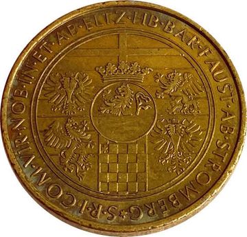 Памятный жетон замок «Burg Eltz» Германия