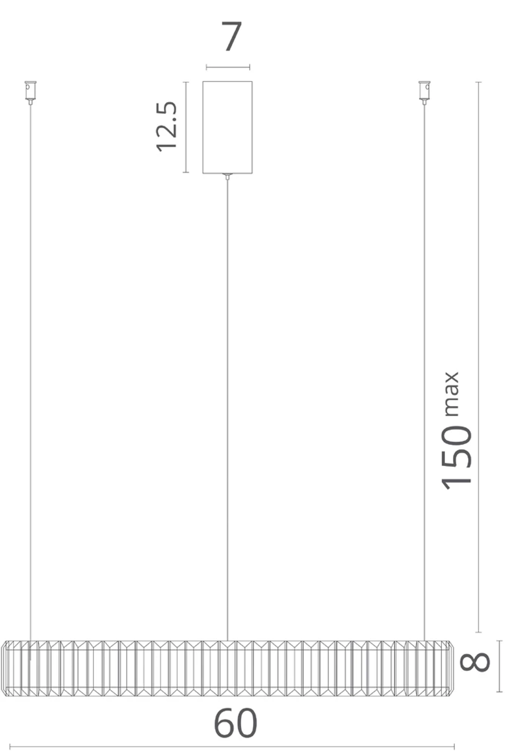 Подвесная люстра Divinare RENATA 1135/02 SP-36