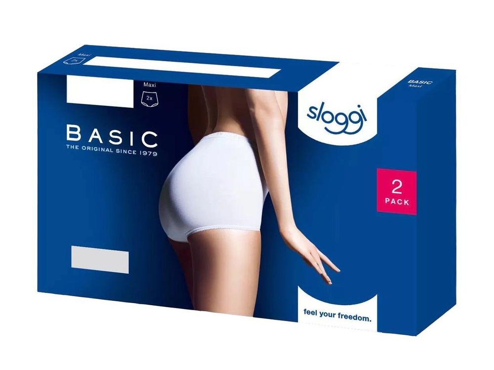 Трусы женские sloggi Basic+ Maxi 2шт