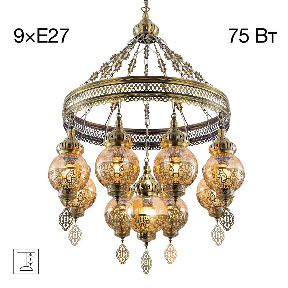 Citilux Каир CL419183 Люстра подвесная Бронза