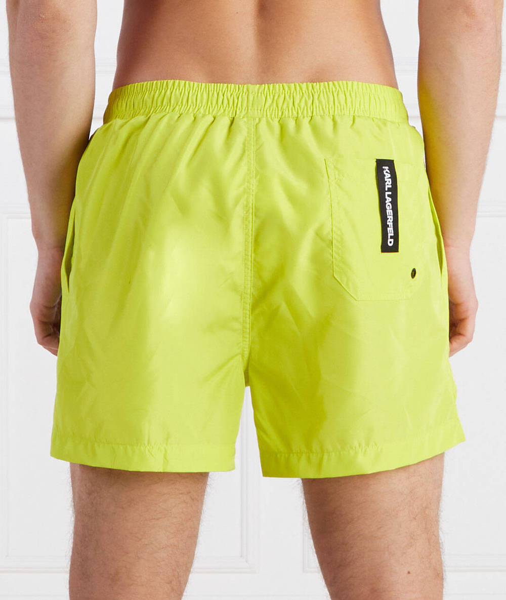 Шорты для плавания karl logo short boardshorts Karl Lagerfeld - лимонный(230M2202)