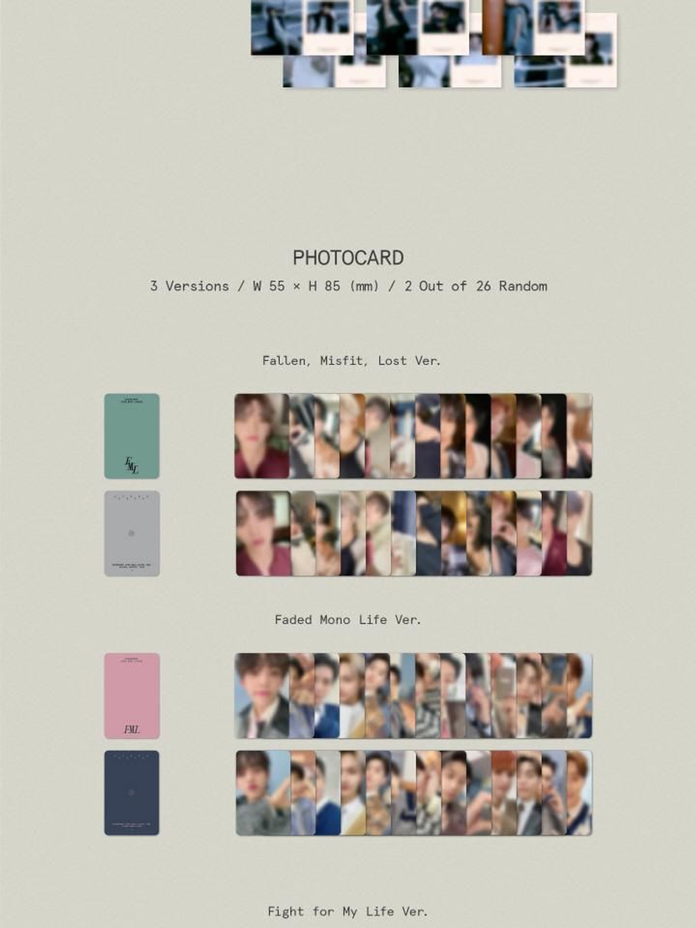 Альбом SEVENTEEN - FML 10th Mini Album 3 Version SET
