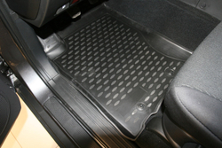 Коврики Standard, в салон SSANG YONG Actyon Sports, 2012-  4 шт. (полиуретан, чёрные) Element.NLC.61.12.210