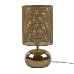 UML-B307 E14 GOLD-COPPER Светильник настольный декоративный под лампу Е14. 40W. Механический выключатель. Золотой-Медный. ТМ Uniel