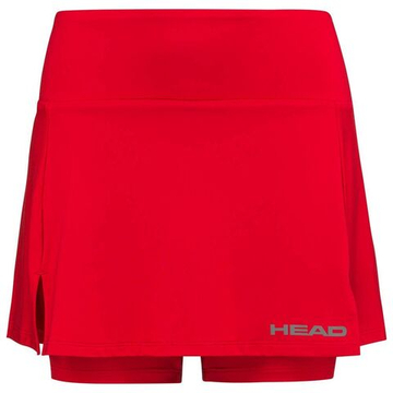 Теннисная юбка Head Club Basic Skort - красный
