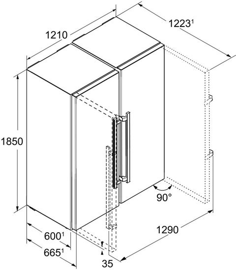Холодильник Liebherr SBSes 8773