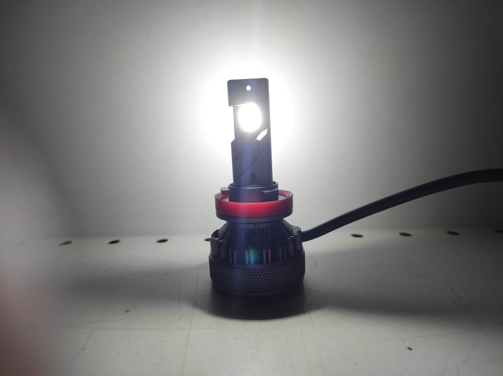 H11 / Светодиодные LED лампы для авто, H11, 12-24 вольта, 75 Вт, Серия V8 (2 шт. / комплект)