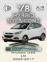 Щетки стеклоочистителя HUOYE Y8 600/400 мм на Hyundai ix35 | Hook/J-Hook