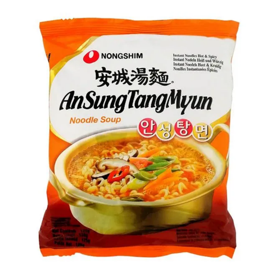 Лапша быстрого приготовления Нонгшим Ансонтангмён, 125 г (Корея)