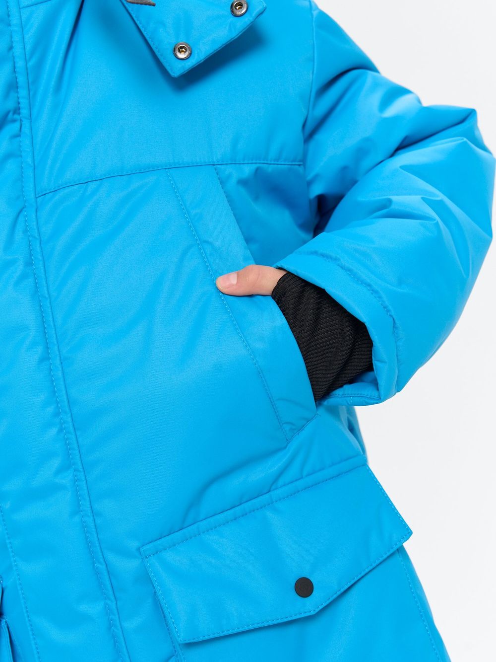 Парка зимняя "Лазурь" подростковая 7+